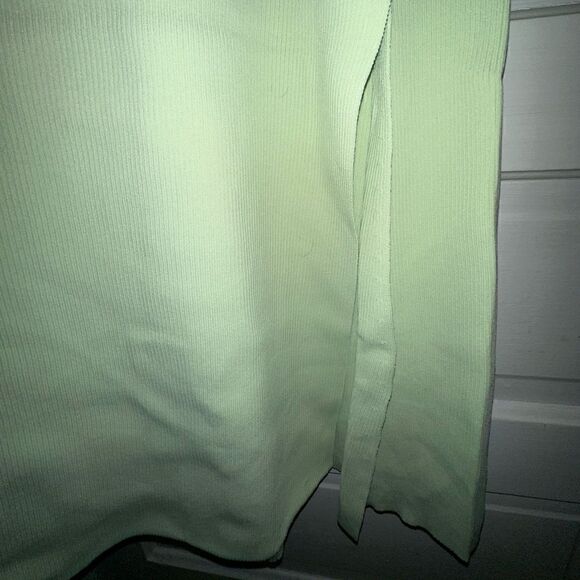 MAJE NWT Ribbed Tie Back Midi Dress Size Large - Picture 7 of 16